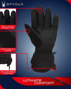 Spyder M MOUNTAIN SKI GLOVE - Men's Insulated Winter Gloves