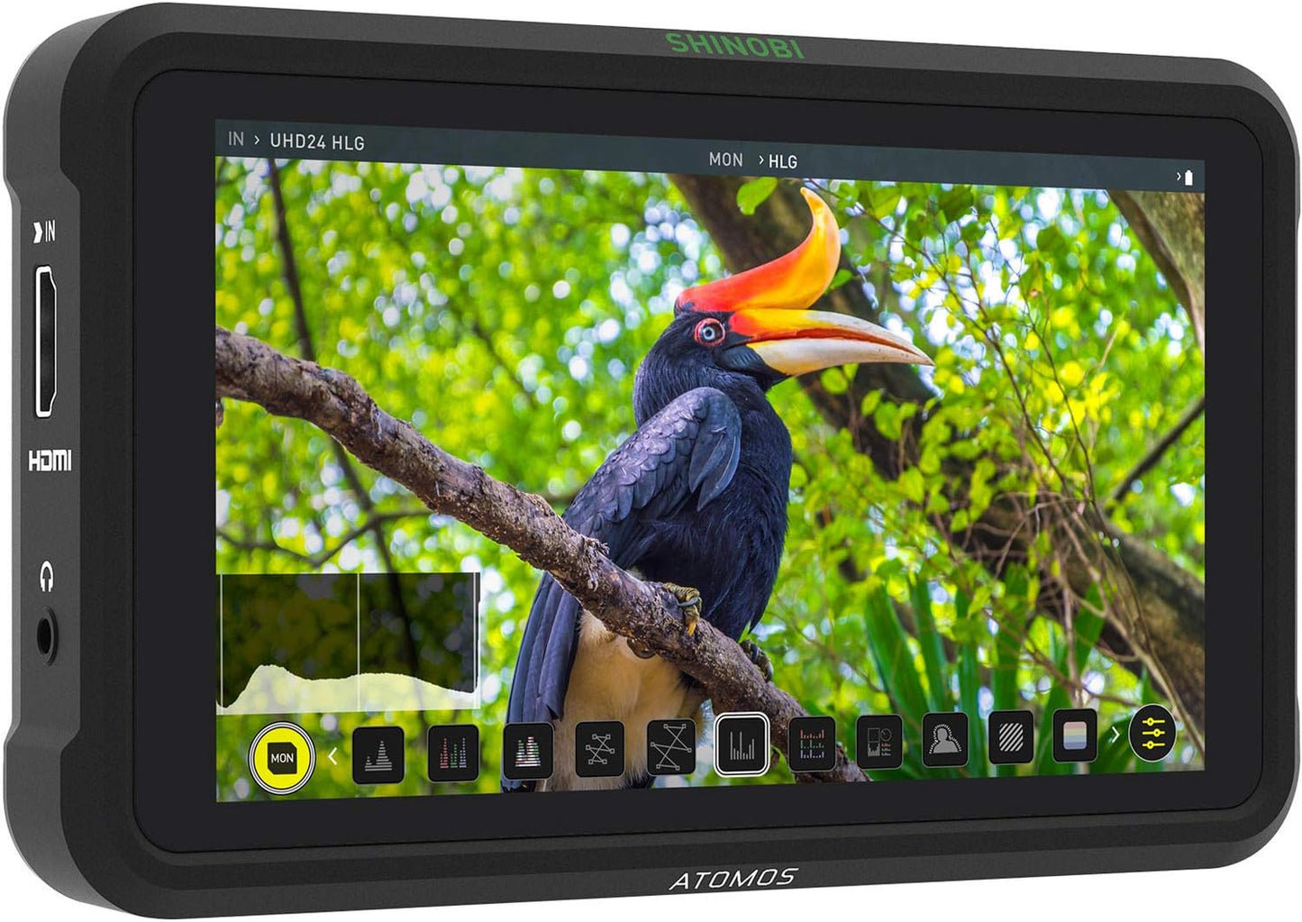 Atomos ATOMSHBH01BB1 Shinobi 5.2" 4K HDMI Monitor Bundle