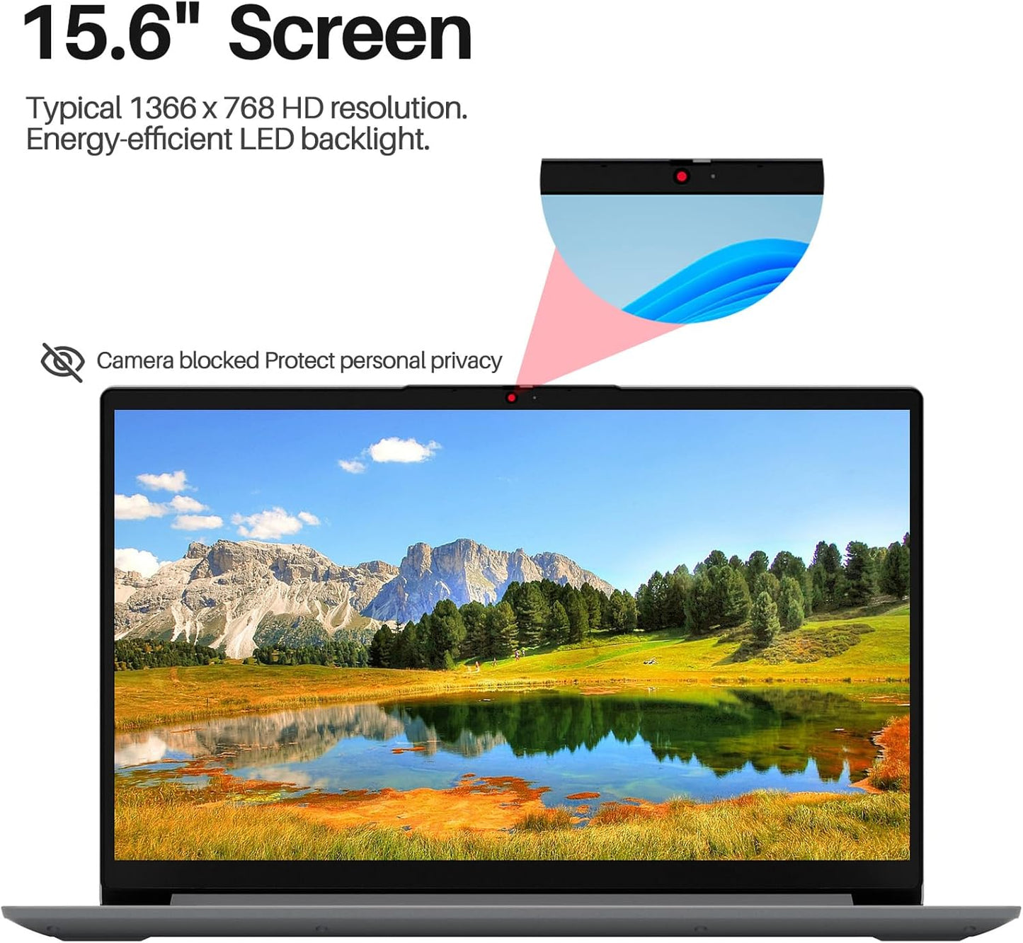 Lenovo IdeaPad 1 AMD Athlon Silver 15.6" Laptop with USB Drive