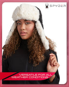 Spyder L QUILTD TRAPPER HAT Women's Faux Fur Ushanka