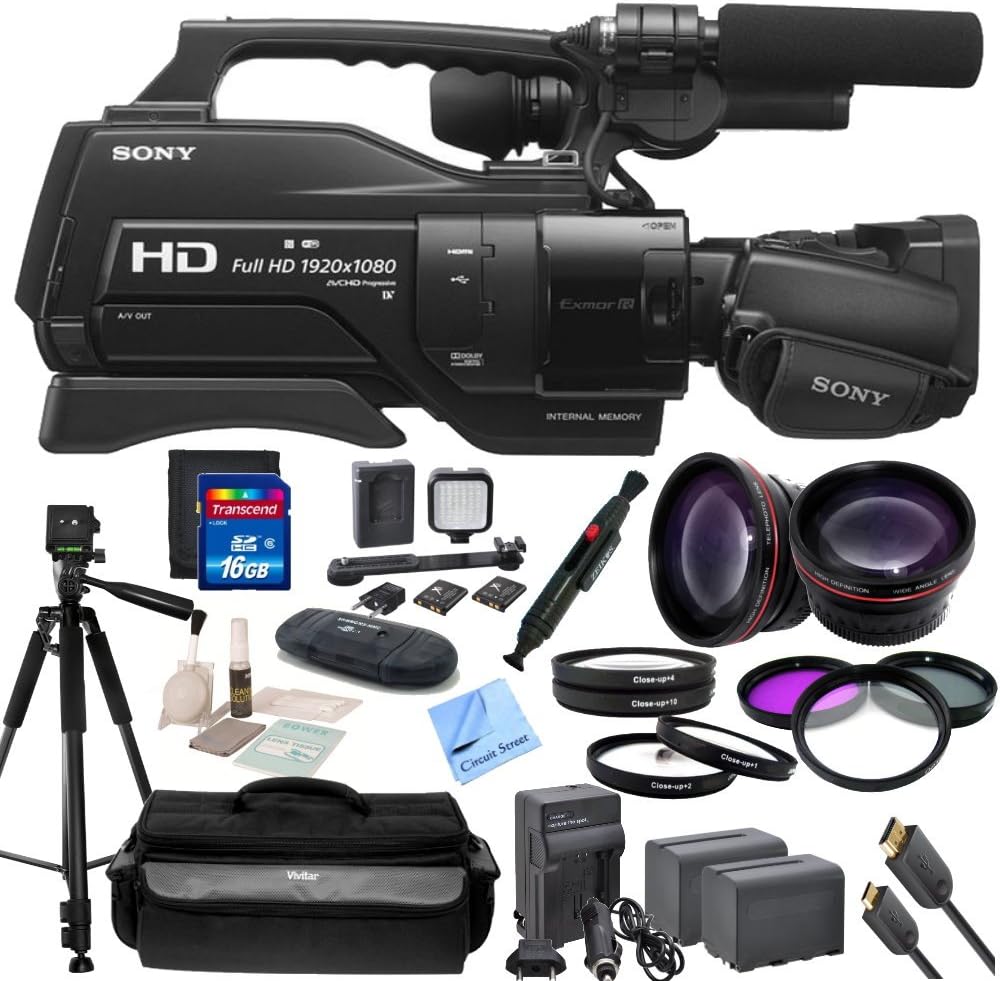 Sony HXR-MC2500 AVCHD Shoulder Camcorder Premium Kit