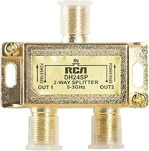 RCA Dh24spr 3GHz Digital Plus 2-Way Splitter