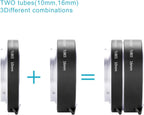 Neewer 10094356 Metal Auto Focus Macro Extension Tube Set for Sony E-Mount