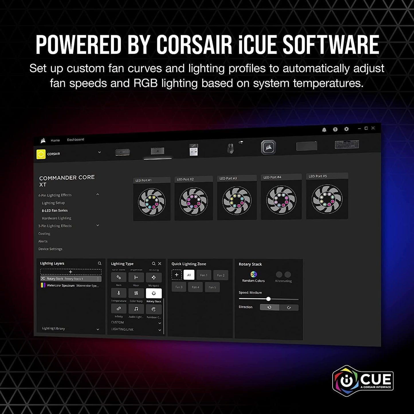 Corsair CL-9011112-WW iCUE Fan RGB Controller