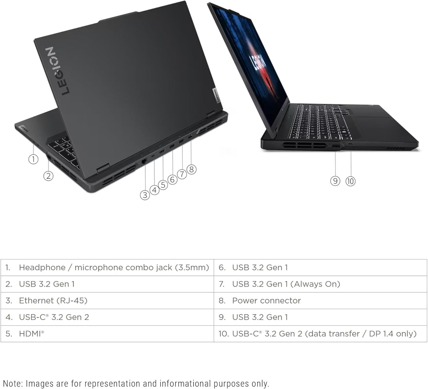 Lenovo Legion 5 Gen 8 Gaming Laptop Ryzen 9 RTX 4070