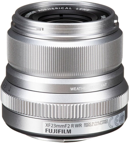 Fujifilm Fujinon XF23mmF2 R WR Silver Lens