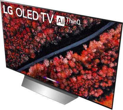 LG E1LGOLED77C9 77" 4K Smart OLED TV AI ThinQ Bundle