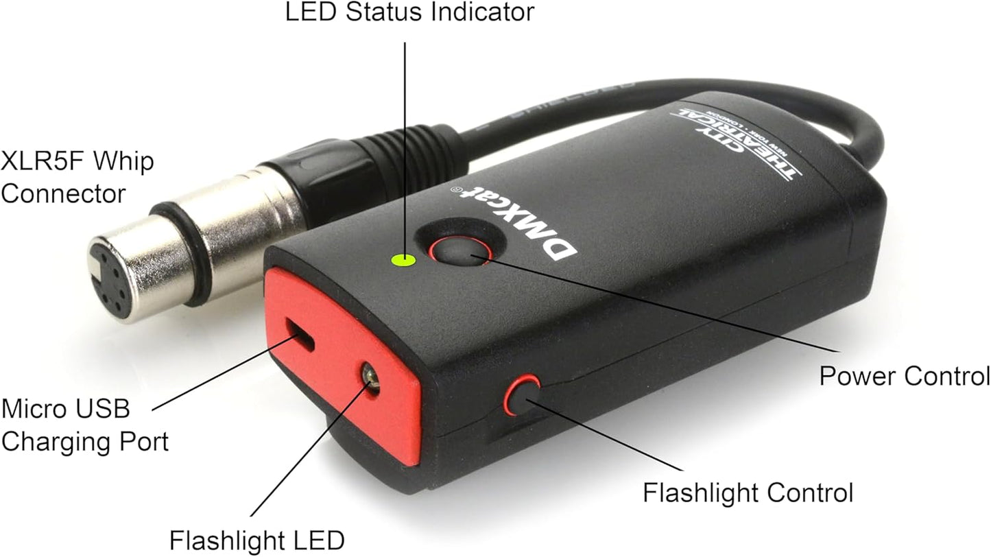 City Theatrical DMXcat Multifunction DMX Lighting Tester