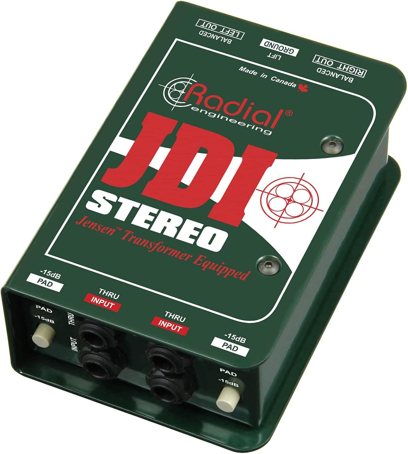Radial Engineering JDI STEREO Premium Passive DI Box