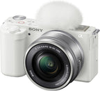 Sony ZV-E10 Mirrorless Camera 16-50mm Lens Deluxe Bundle