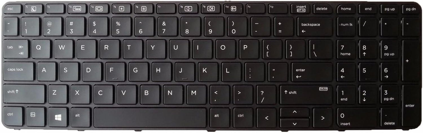 HP ProBook Keyboard 450/455/470 G3 650/655 G2 - Non-Backlit