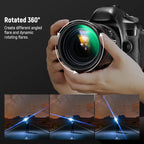 Neewer 82mm Blue Streak Filter Anamorphic Flare Effect