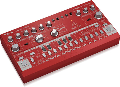 Behringer TD-3-RD Analog Bass Synthesizer - Red