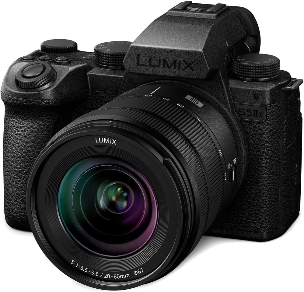Panasonic DCS5M2XW/W Lumix S5 IIX Lens Kit Bundle