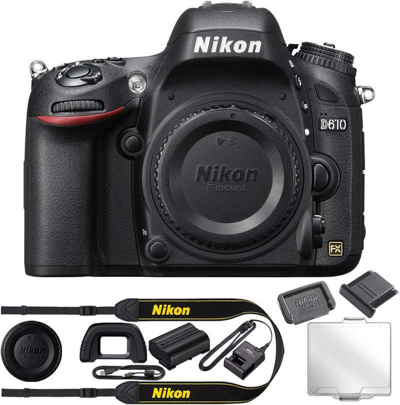 Nikon 1540 D610 FX-Format DSLR Camera Body — main product image