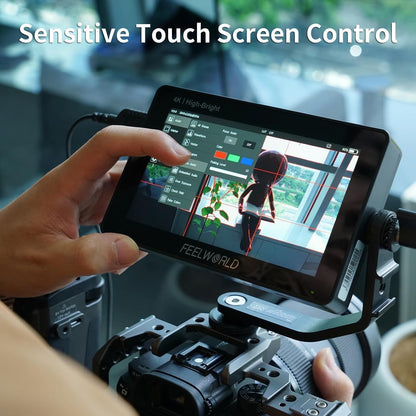 FEELWORLD F5 V4S01 5.5 Inch Camera Field Monitor Kit