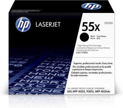 HP CE255X 55X Black High-yield Toner Cartridge
