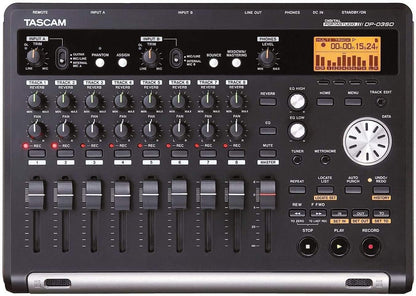 Tascam DP-03SD+HP+XLR+M 8-Track Digital Portastudio Recording Bundle