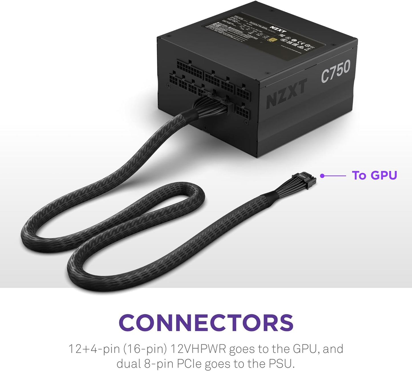 NZXT PA-xG1BB 12VHPWR Adapter Cable 600W