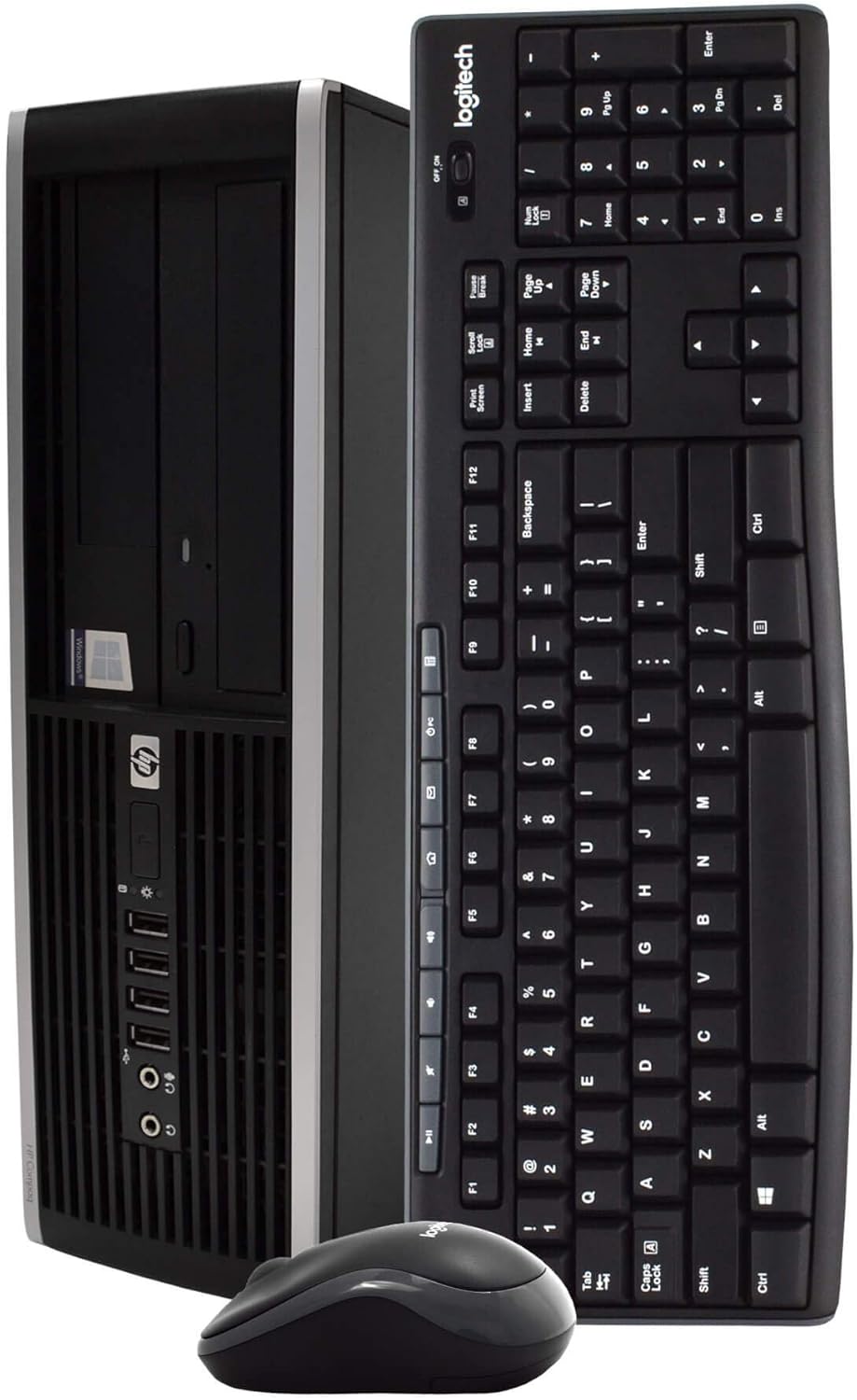 HP Intel Core i5 Elite Desktop PC with 24" Monitor