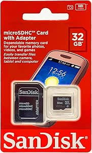 SanDisk SDSDQM-032G 32GB MicroSDHC Flash Memory Card — main product image