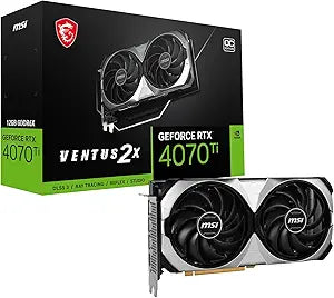 MSI RTX 4070 Ti VENTUS 2X 12G OC Gaming Graphics Card — main product image