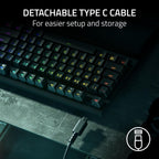 Razer RZ03-03940400-R3U1 Huntsman V2 TKL Optical Keyboard