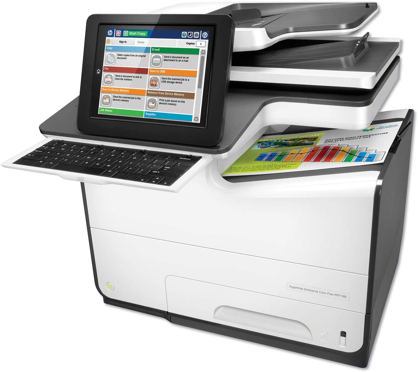 HP G1W41A#BGJ PageWide Enterprise Color Multifunction Printer