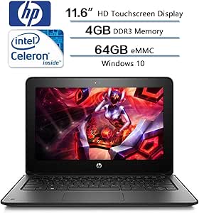 HP 11.6" Touch Convertible Laptop Celeron 64GB