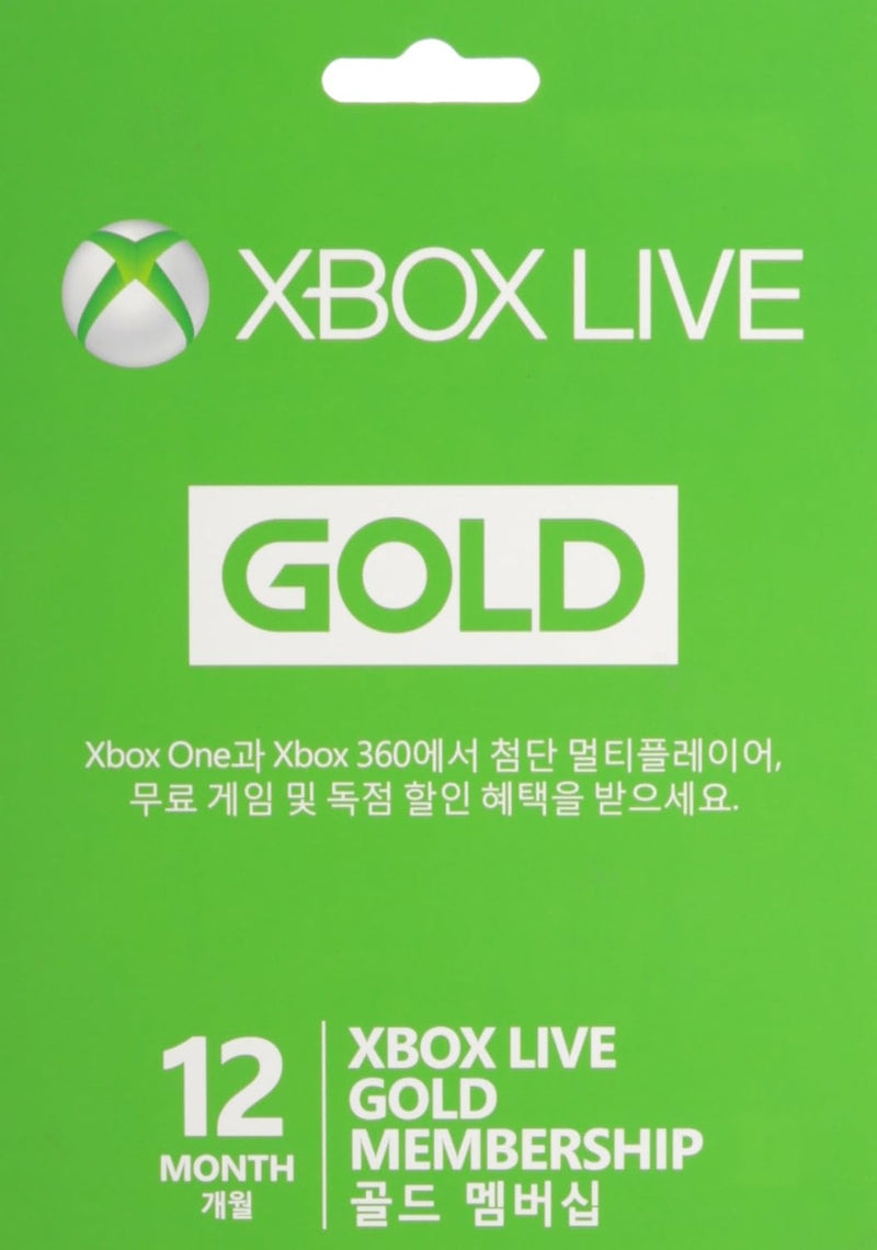 Microsoft XBXLIV3 Xbox Live 12-Month Gold Subscription — main product image