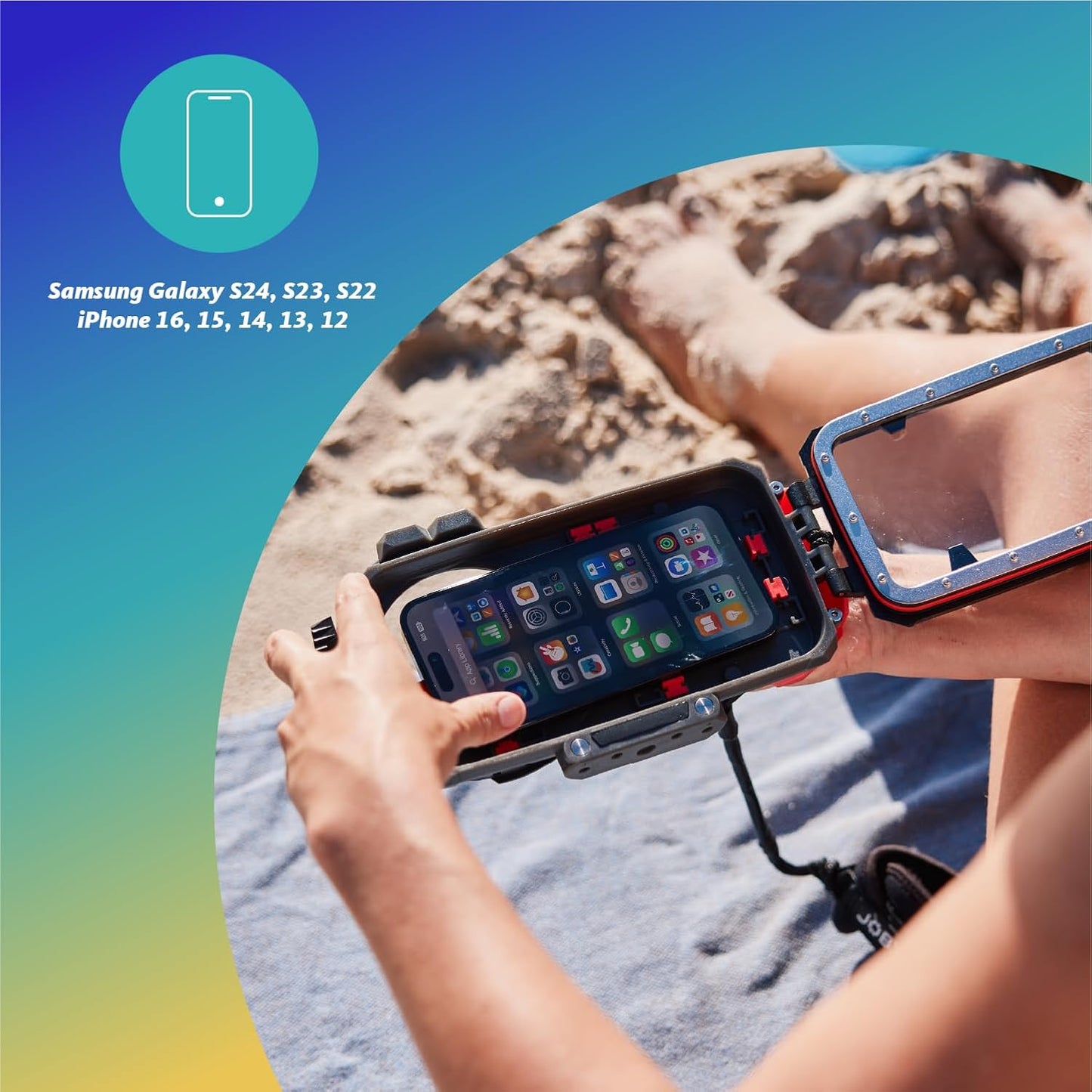 Joby JB01948-BWW SeaPal Waterproof Smartphone Case