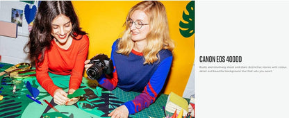 Canon 2628C003AA EOS 4000D Rebel T100 DSLR Bundle Renewed