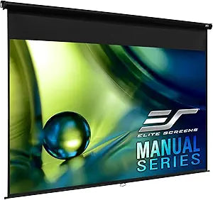 Elite Screens M139UWX 139" Manual Pull-Down Projector Screen