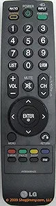 LG AKB69680425 Remote Control Electronics Zenith