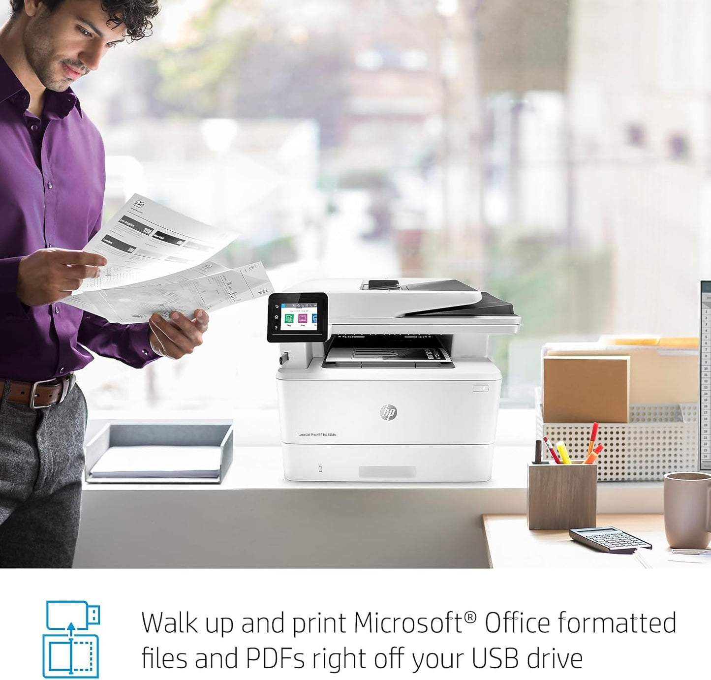 HP M428fdn LaserJet Pro MFP Monochrome Printer