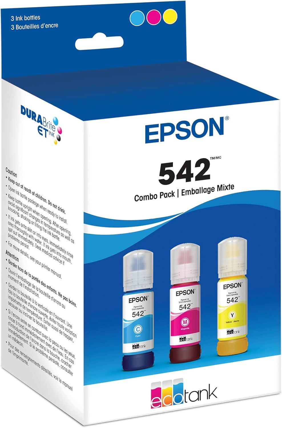 Epson T542520-S EcoTank Ink Bottle Combo Pack