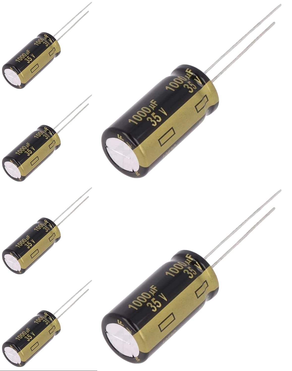 Panasonic FM Series 35V 1000uf - Low Impedance Capacitors (6-Pack)