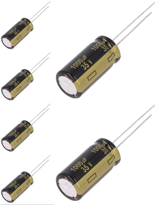 Panasonic FM Series 35V 1000uf - Low Impedance Capacitors (6-Pack)