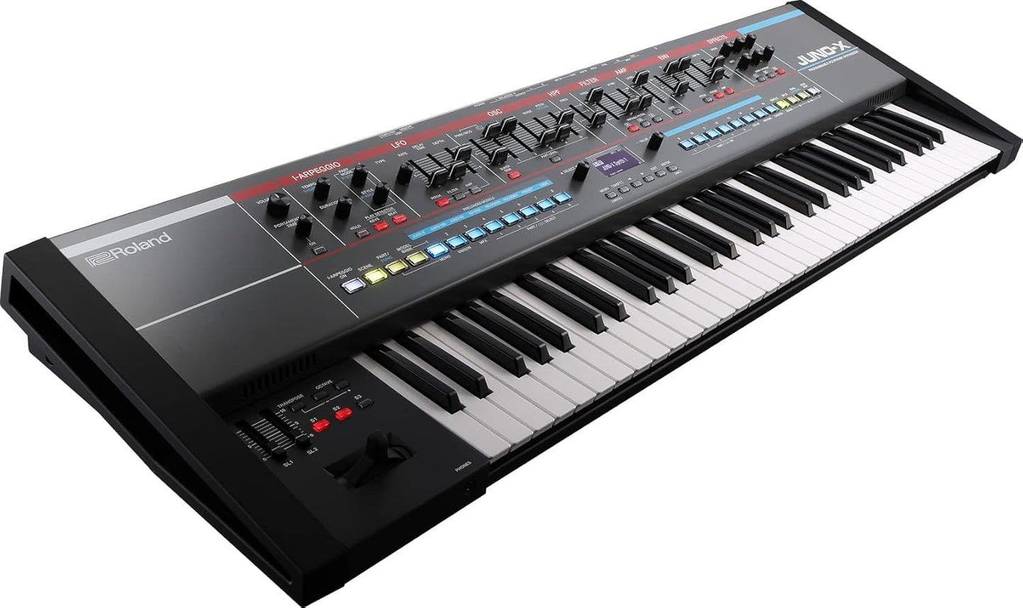 Roland JUNO-X-COMBO-PRO-1 61-Key Synthesizer Bundle