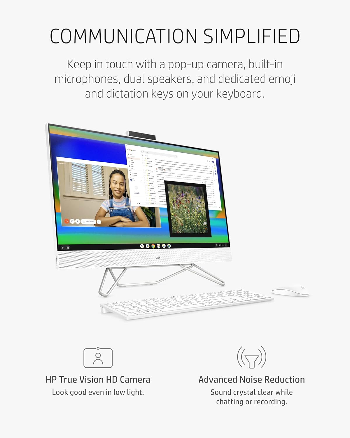 HP 27-cb0052 All-in-One Ryzen 7 Desktop PC