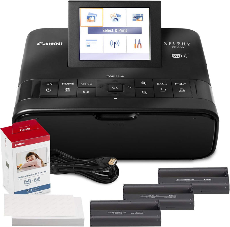 Canon 2234C013 SELPHY CP1300 Wireless Photo Printer Kit — main product image