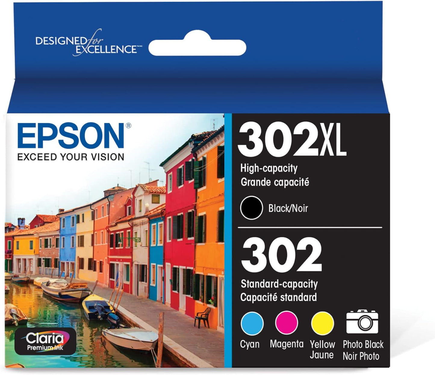 Epson T302XL-BCS Claria Premium Ink Cartridge Combo