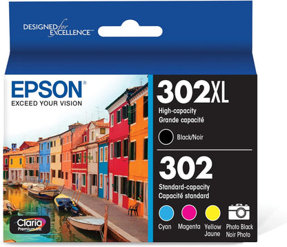 Epson T302XL-BCS Claria Premium Ink Cartridge Combo