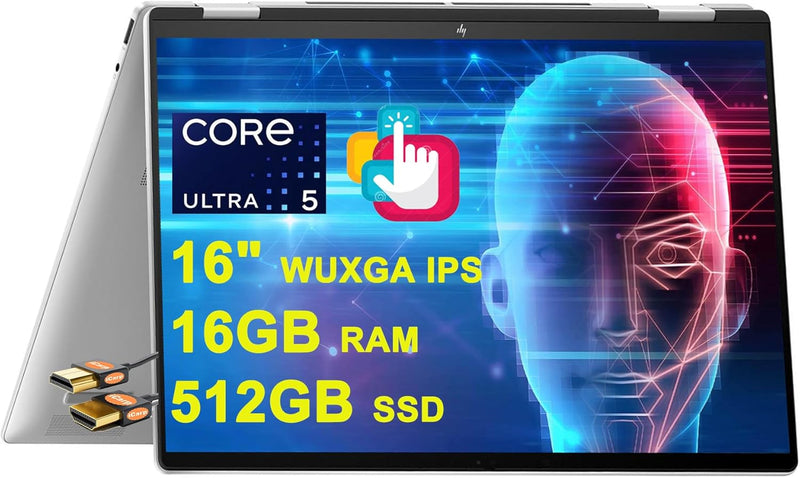HP Ultra 5 125U Envy x360 2-in-1 AI PC Laptop — main product image