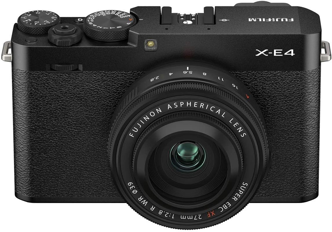 Fujifilm X-E4 XF27mmF2.8 Kit Black Compact Camera