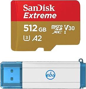 SanDisk 512GB_TF_Extreme_R3 Micro Extreme Memory Card for Samsung