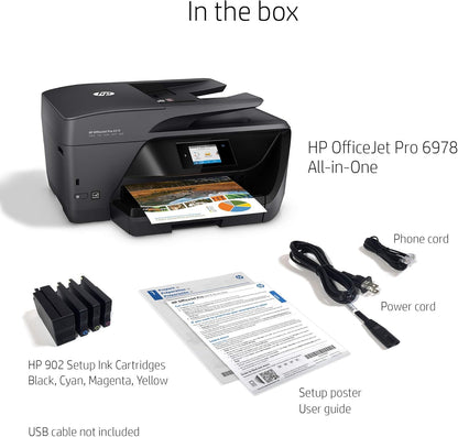 HP (T0F29A OfficeJet Pro 6978 Wireless All-in-One Printer - Renewed