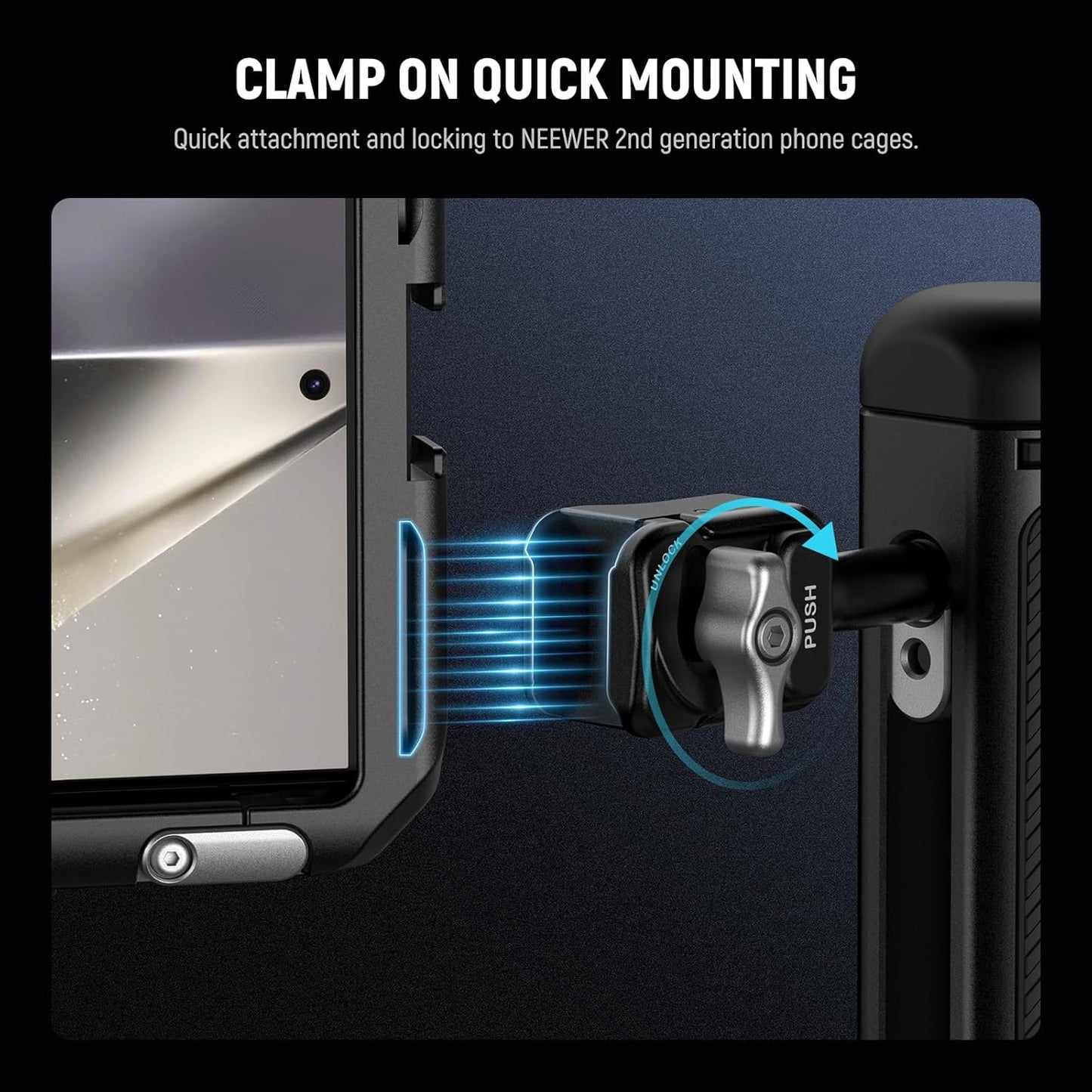 Neewer PA042+PA045S S24 Ultra Phone Cage Video Rig