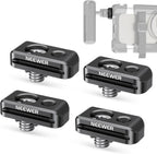 Neewer Quick Release Plate Adapter Phone Cage 4-Pack
