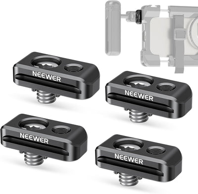 Neewer Quick Release Plate Adapter Phone Cage 4-Pack